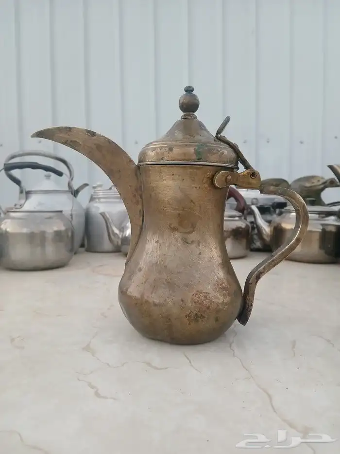 دلة العساف حائل نحاس اصفر 2