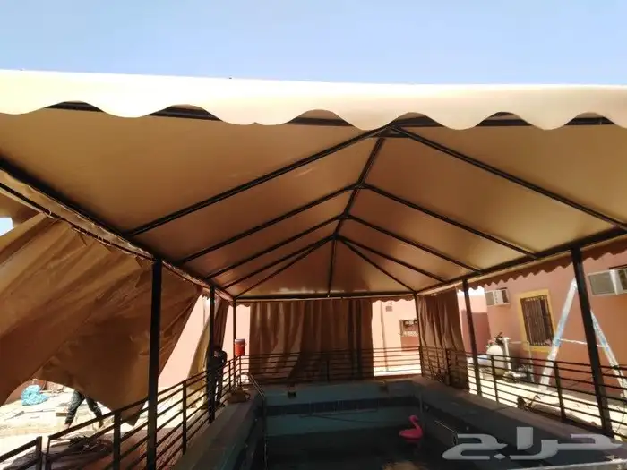 توريد وتركيب المظلات والسواتر. واغطيه مسابح وبيوت شعر وجلسات 4