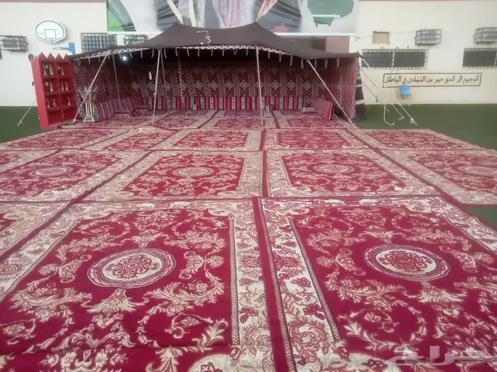 بيوت شعر اسود وابيض خيام اوروبيه يوجد لدينا كل شيء للاجار 4