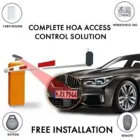 بوابة مواقف سيارات حاجز امنى ذراع بوابه للسيارات فى الرياض 13