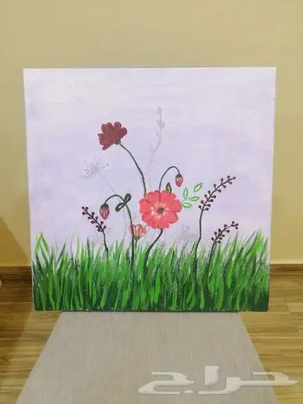 لوحة حائط رسم طبيعة على السوم 0
