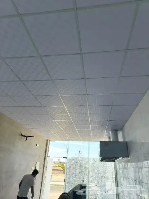 سقوف مستعاره وتلبيس خشب محلات 0