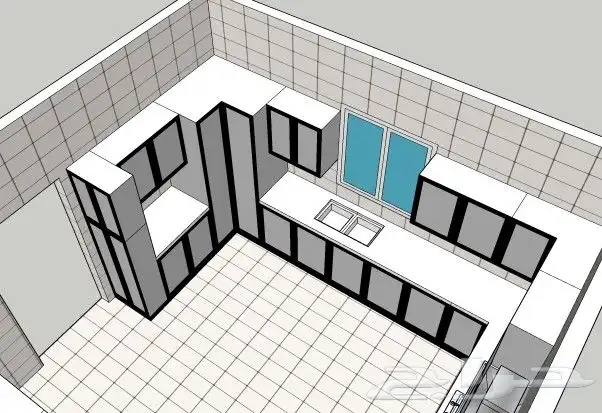 تصميم مطابخ المنيوم بحسب الطلب 5