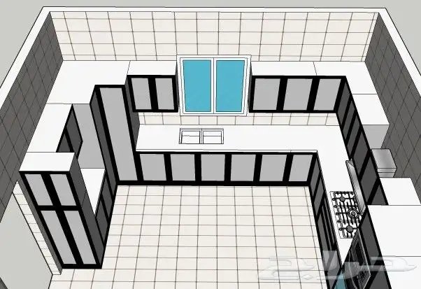 تصميم مطابخ المنيوم بحسب الطلب 6