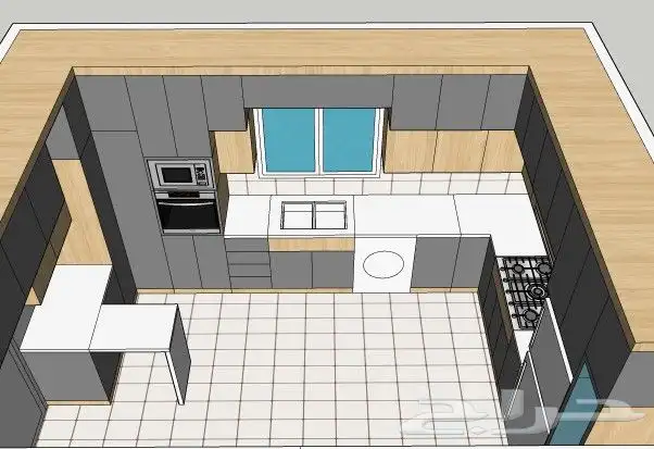 تصميم مطابخ المنيوم بحسب الطلب 2