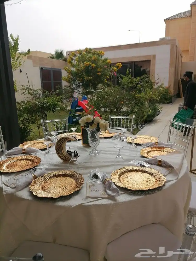 تأجير طاولات طعام تجهيز مناسبات خاص عامه ميلاد تخرج افراح 3
