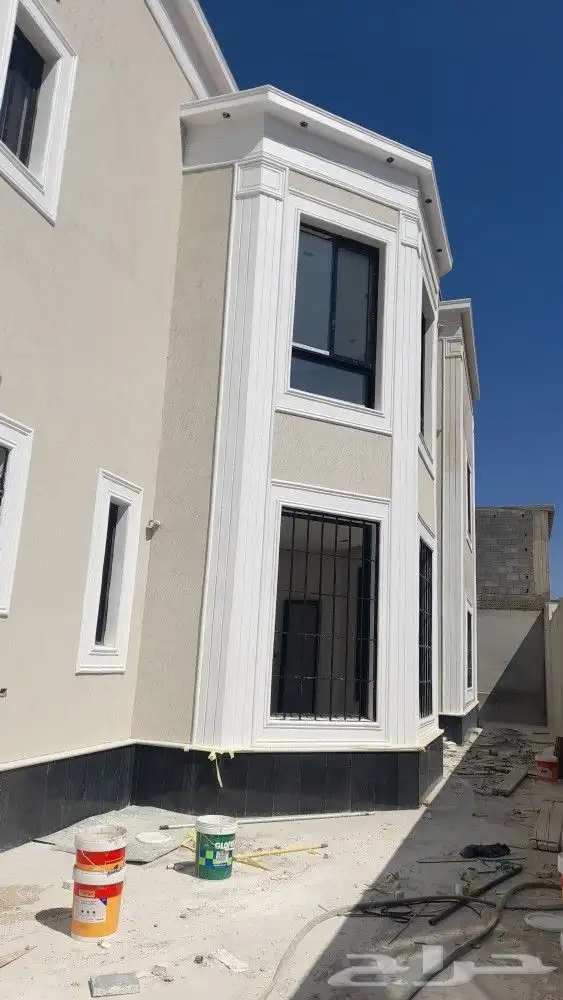 ديكورات خارجيه تصميم الحجر الطبيعي بطحاء الرياض واسمنت الريا 4