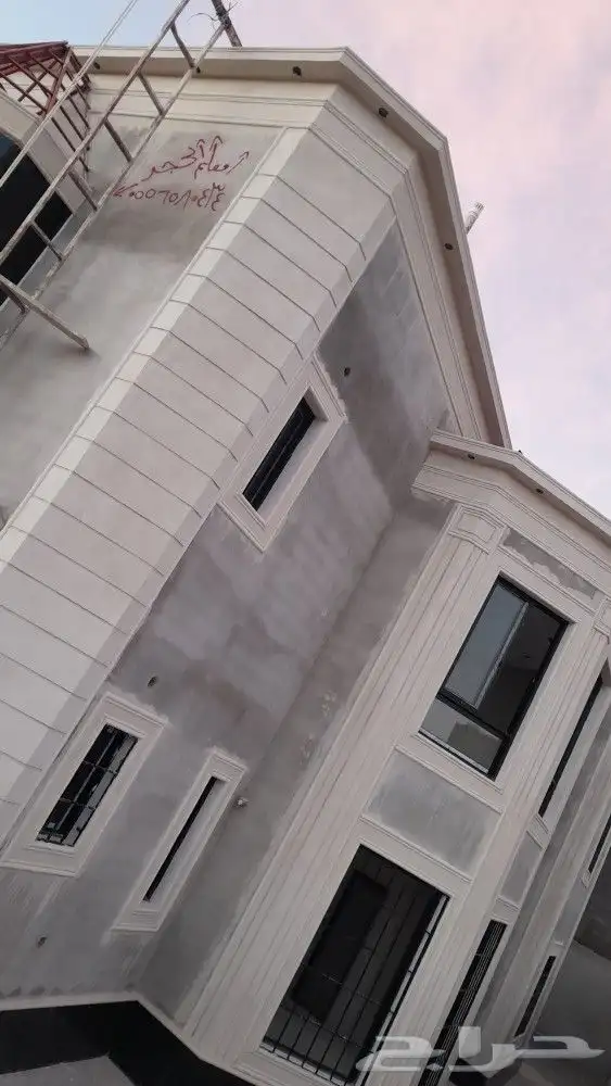 ديكورات خارجيه تصميم الحجر الطبيعي بطحاء الرياض واسمنت الريا 9