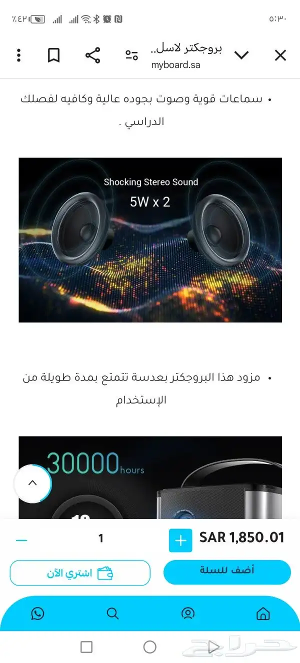 بروجكتر باينتك U80 4