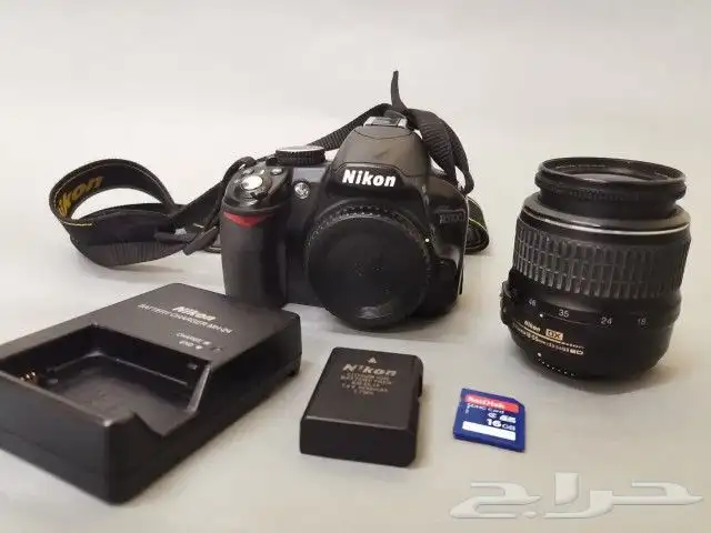 كامرا نيكون d3100 مع اغراضها نظيفه فقط في ما تصور فيديو 3