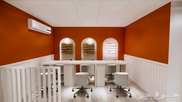 تصميم وتنفيذ ديكورات صالون نسائي 5