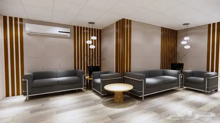 تصميم وتنفيذ ديكورات صالون نسائي 3