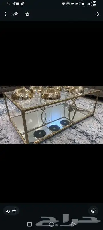 للبيع طاولة وعدد 6 طاوالات خدمة 5