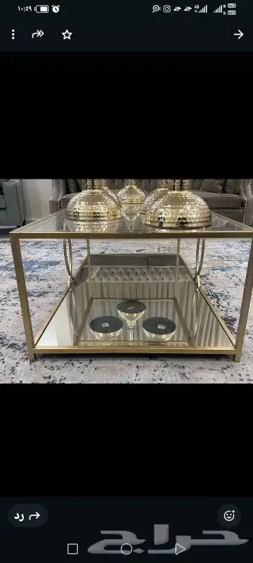 للبيع طاولة وعدد 6 طاوالات خدمة 1