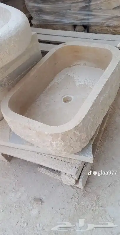 احواض بديكير حجر طبيعي مغاسل حجر وجه الجبل 2