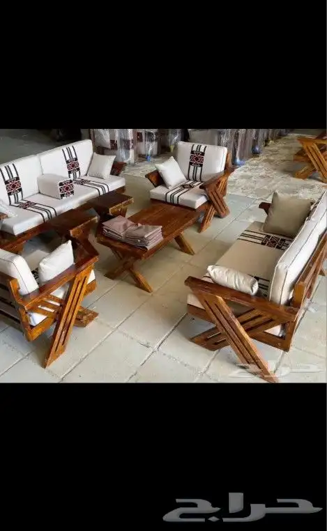 جلسات خشب بأسعار الجمله 1