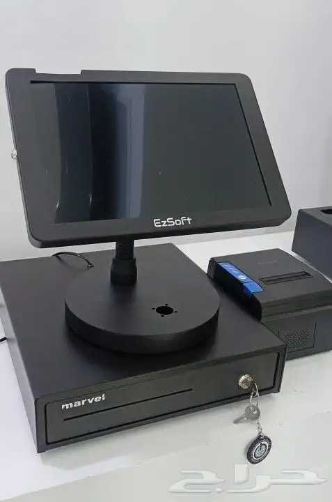 كاشير تابلت ويندوز مع درج وطابعة وبرنامج شامل التركيب 0