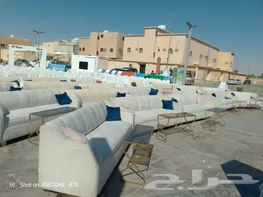 تاجير قهوجين وصبابين رجال ونساء كنب وكراسي زل طاولات ومضلات 6