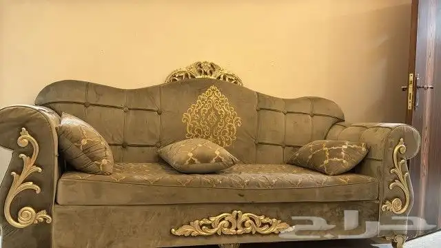 كنب نظيف للبيع قطعتين ثلاثه نفر قطعتين نفر نفروصل السوم 300 2