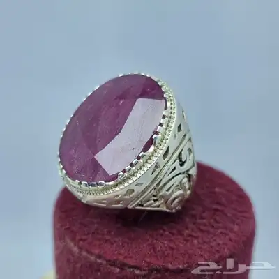 خواتم فضه عيار 925 احجار طبيعيه 40