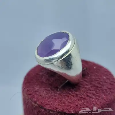 خواتم فضه عيار 925 احجار طبيعيه 4