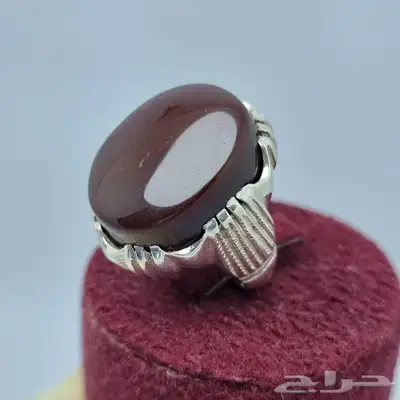 خواتم فضه عيار 925 احجار طبيعيه 38