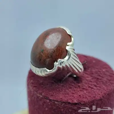 خواتم فضه عيار 925 احجار طبيعيه 3