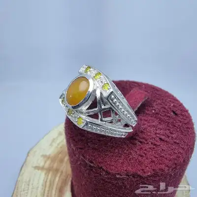 خواتم فضه احجار اوبال 2