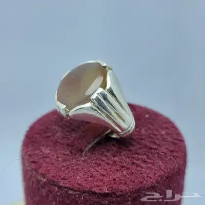 خواتم فضه عيار 925 احجار طبيعيه 5