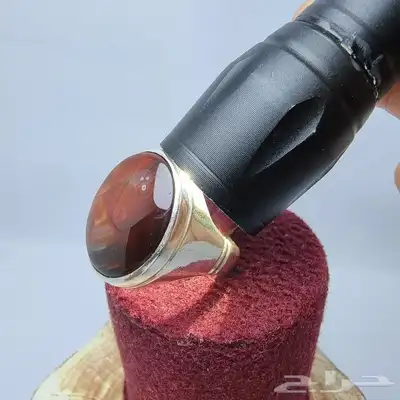 خواتم فضه عيار 925 احجار طبيعيه 35