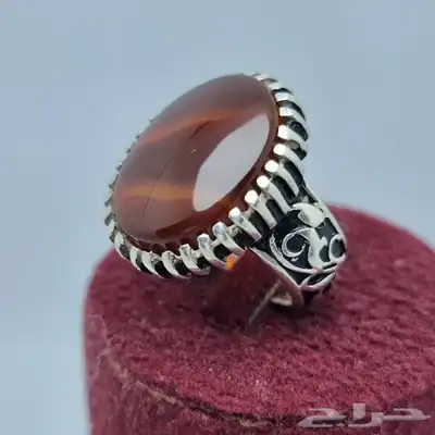 خواتم فضه عيار 925 احجار طبيعيه 29