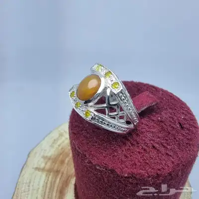 خواتم فضه احجار اوبال 0