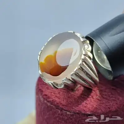 خواتم فضه عيار 925 احجار طبيعيه 37