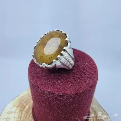 خواتم فضه عيار 925 احجار طبيعيه 32