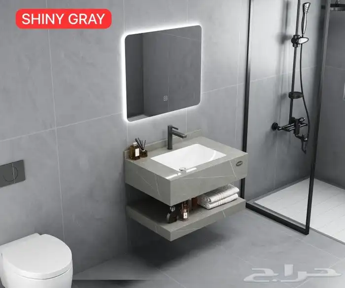 مغاسل جاهزة رخام وفايبر 6