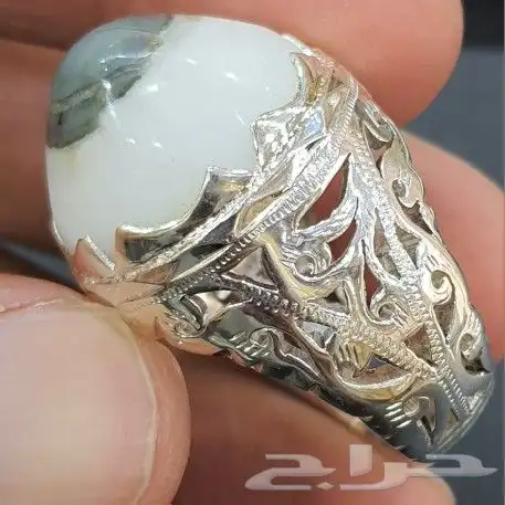 خاتم عقيق يماني سليماني فاخره 5