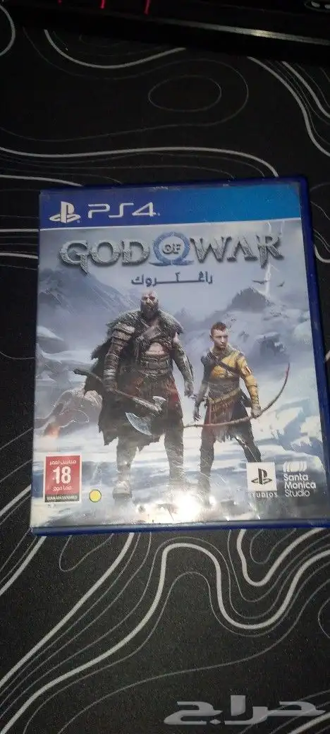 شريط GOD OF WAR راغنروك نسخه سوني 4 يوجد فيه شريطين 0