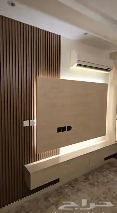 ديكورات جده جبس عربي جبسمورد ديكرات جدران بديل الخشب 2