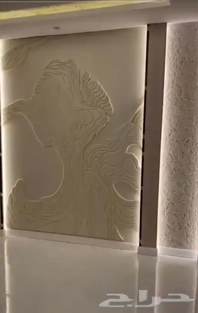 ديكورات جده جبس عربي جبسمورد ديكرات جدران بديل الخشب 3