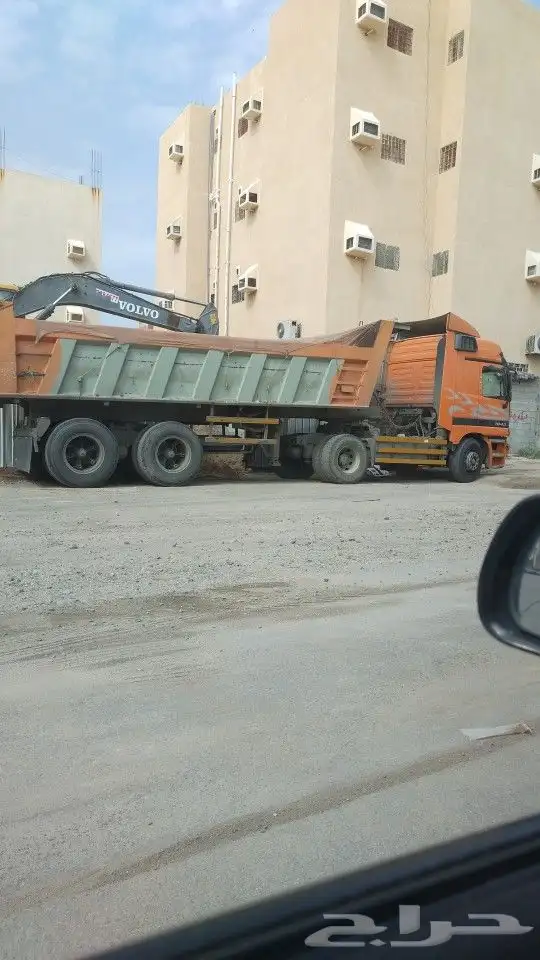 قلابات سكس شيول تريله للبيع للحفر ودفن وتسويه اسفلت 3