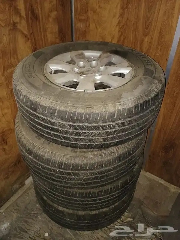 جنوط باجيرو مقاس 17 مع الكفرات 3