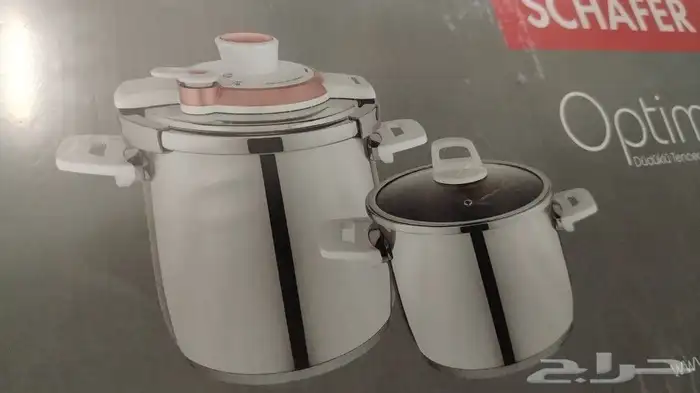 طقم قدرين ضغط ستيل ماركة شافر اوبتيما التركية 3