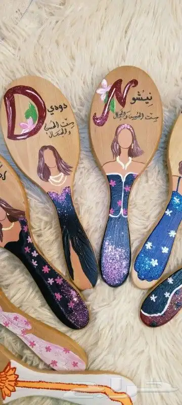الرسم على المشط عيدية هدية 0