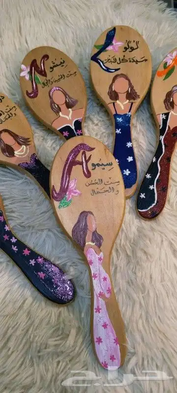 الرسم على المشط عيدية هدية 3