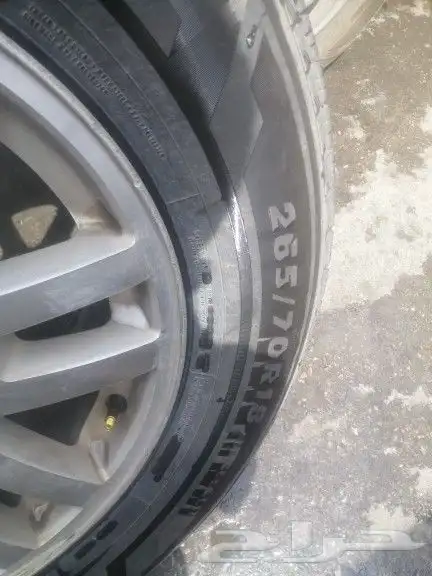 جنوط وكفرات فورد اكس بليشن مقاس 18 اصلي وكالة 6