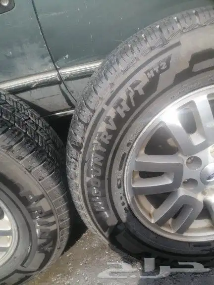 جنوط وكفرات فورد اكس بليشن مقاس 18 اصلي وكالة 8