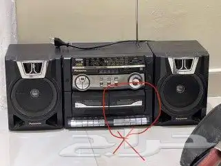 مشغل كاسيت راديو من Panasonie 1