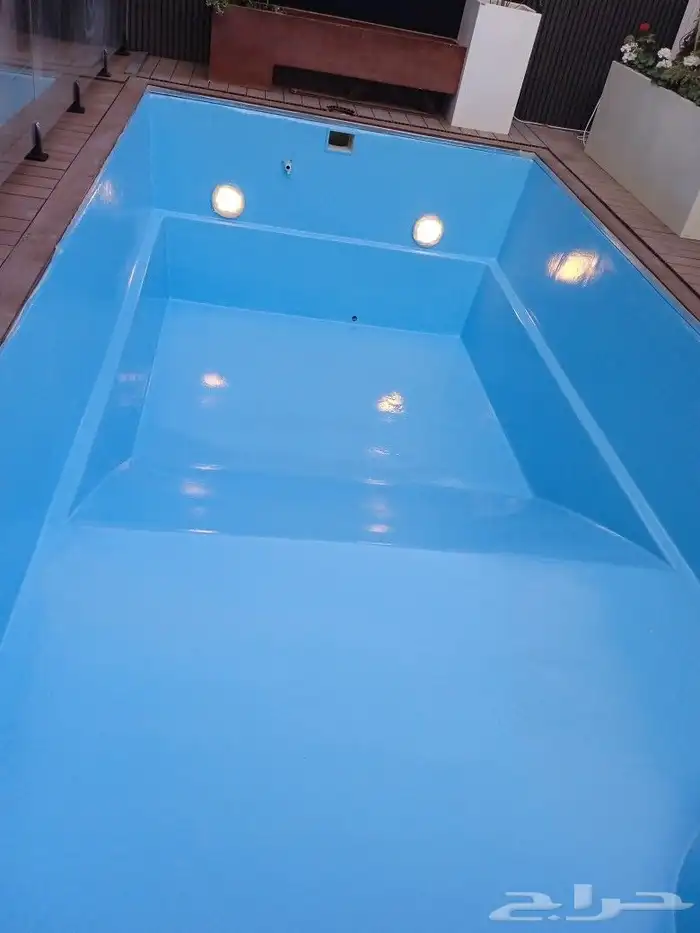 دهان مسابح فايبر بالطائف 2
