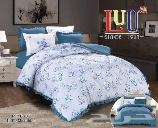 مفارش الاحساء فخمه وجهين مخفضه مشجر وساده ب150 2
