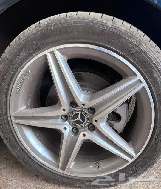 جنوط مرسيدس E300 2017 AMG مع كفرات نظيفه 1